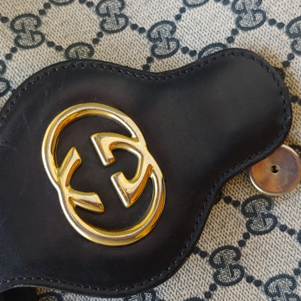 Authentic Vintage Gucci GG Monogram Supreme Britt Blondie Bucket Shoulder Bag - Picture 11 of 11